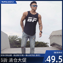 BLUESFLY professional fitness sports training three color vest men running vest sleeveless basketball training suit vest