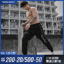 BLUESFLY original loose sports pants Fitness casual wear-resistant breathable lace-up training pants running autumn and winter