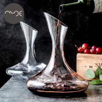 Original imported Nude handmade unleaded crystal decanter household large inclined belt red wine divider jug