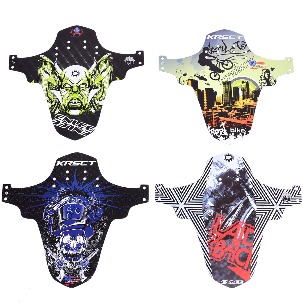 Bike fender KRSCT fender bender simple portable dead fly front fork to remove mud mountaineering car shade rain board