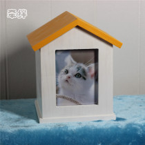 Solid Wood pet cat dog coffin URN URN for cat and dog urn collection commemorative at home