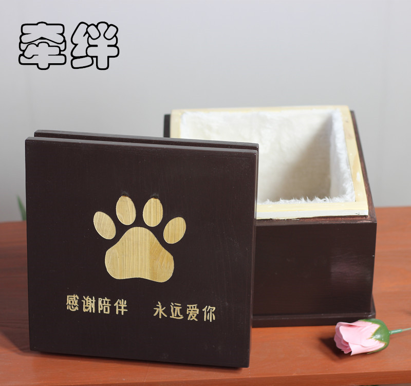 Holding Pets Death Cremated Cat Puppies Casket Bone Ash Box Earth Burial Pet Appendables Funeral items Remembrance