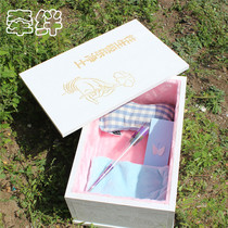 Tie solid wood pet cat and dog death small coffin Cat and dog comfort zone urn box burial pet coffin