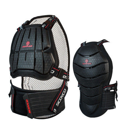 scoyco racing down locomotive riding armor breast protection back soft-nail chest Bundesliga locomotive protective gear for summer AM04