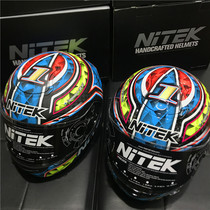 United States NITEK P1 Carbon fiber motorcycle helmet sports helmet MOTOGP race with armor