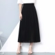 2019 váy voan mới nữ mùa hè đầm cao eo phổ biến xếp li váy pettiskirt một từ đáy váy - Váy