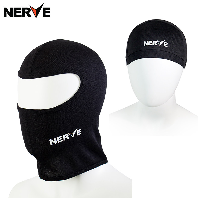 NERVE motorcycle hood mask protective hood Helmet lining face protection Wind and dust four seasons universal summer