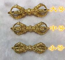 Pendant pure copper five-strand vajra pestle vajra prong ornament pendant pendant accessories accessories supply large size