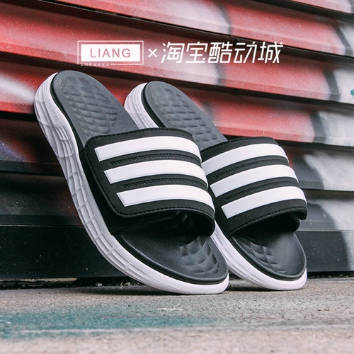 Adidas, спортивные тапочки на липучке, мюли, пляжная обувь