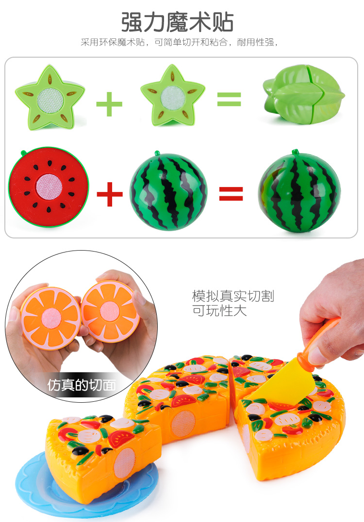 Trẻ em Cắt trái cây Đồ chơi Nhà bếp Bộ Set Rau Rau Bé trai Cô gái Bánh Cắt mua đồ chơi