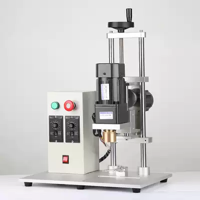 Desktop electric automatic capping machine Glass hot sauce bottle Plastic water bottle medicine bottle machine Capping machine Pneumatic sealing machine