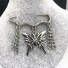 Trendy and Fashionable Versatile Accessory Butterfly Brooch for Men and Women ins Chain Brooch for Bags, Clothes, Shoes Decoration Pin Accessory