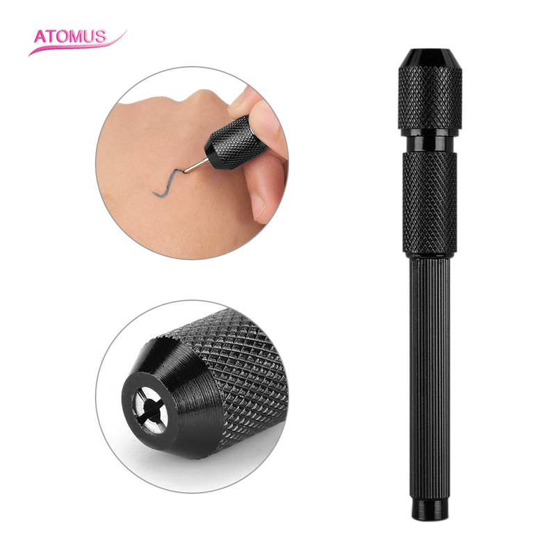 Aluminum Alloy Tattoo Marker Shell (Without Refill) Quickly Change Ink Refill, Durable, Practical and Non-Slip