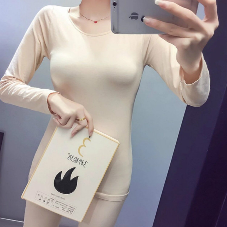 3秒超薄速热暖衣保暖女套装紧身打底棉毛衫修身秋衣秋裤