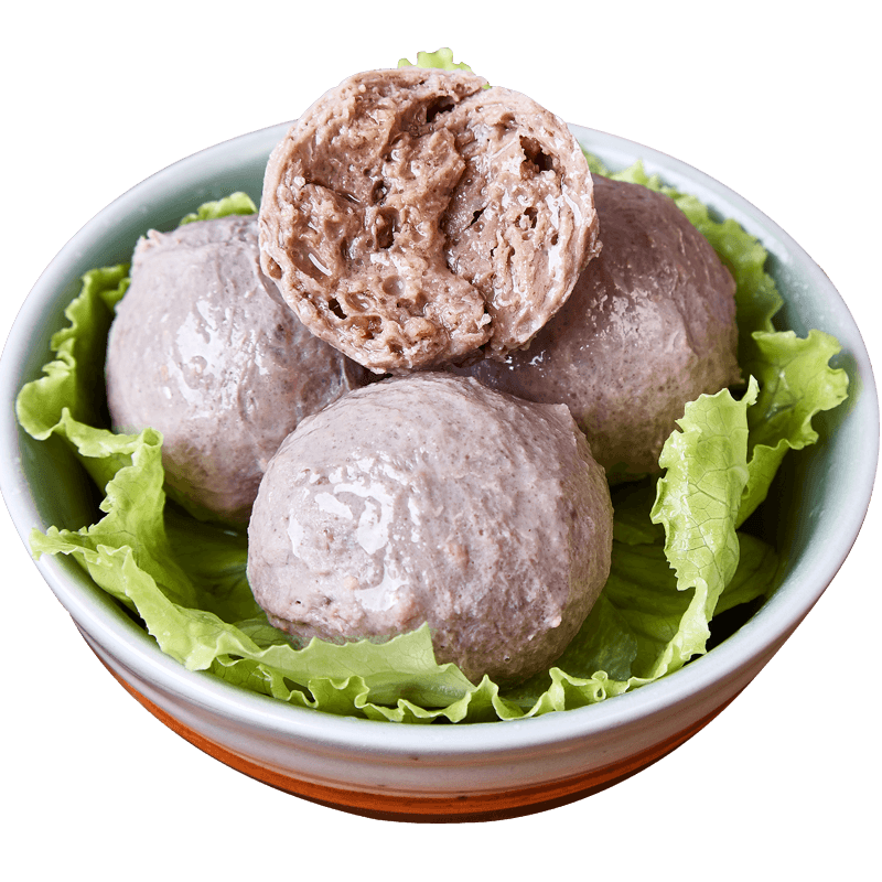 潮汕手打正宗潮州汕头特产牛肉丸牛筋丸丸子牛肉串火锅烧烤食材