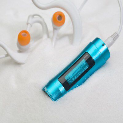 With screen waterproof MP3 player Sport headwear Swimming diving MP3 Visual operation with FM radio