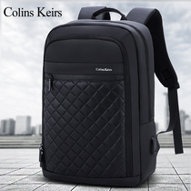 Collins Keirs mens 2021 new mens casual business computer backpack large capacity Travel