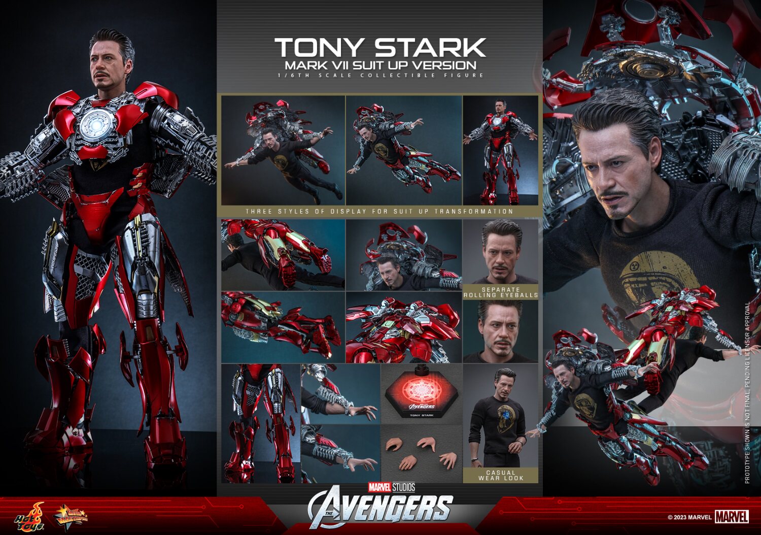 HotToys HT 1: 6 proportions MMS718 Iron Man Tony Tucker MK7 Kaichia Ordinary Edition pick up-Taobao