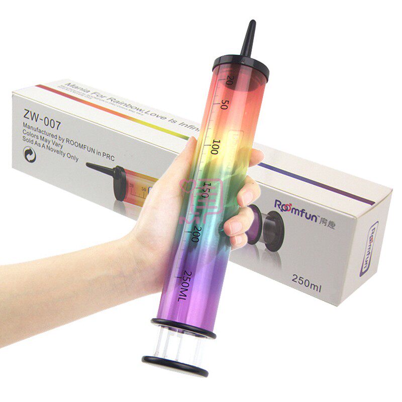 Backyard enema large syringe anal cleaning irrigator adult erotic alternative toys same-sex SM training supplies