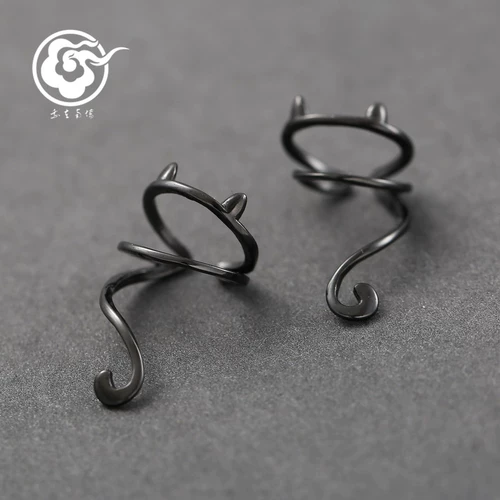 Серьги, элегантные клипсы, серебро 925 пробы, подарок на день рождения, для влюбленных