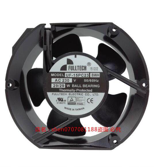 Original Taiwan FULLTECH Fuyou cooling fan UF15PC23BWH 230V29W 172*150*51mm