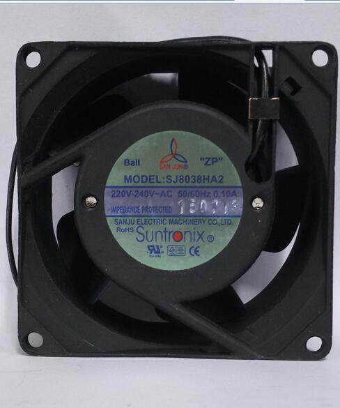Taiwan Sanju SJ8038HA1 SJ8038HA2 110V 220V small axial cooling fan bearing fan