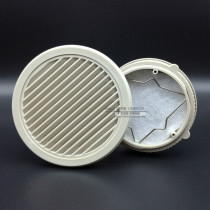 Industrial cooling equipment dust filter round vent shutter ZL9802 outer circle 120 opening 101