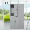 Factory staff workshop dormitory Six-door lockable iron storage locker Shoe cabinet Bathroom storage locker