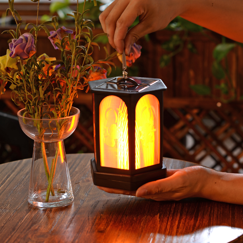 Solar light outdoor light home balcony atmosphere light sunshine room gazebo hanging light garden courtyard light waterproof chandelier