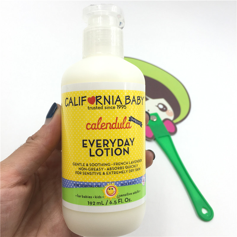 California Baby Golden Flowers Body Lotion Face Cream Newborn Baby Boy Special Moisturizing Moisturizing Nourishing Body