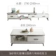 Màu sắc tươi sáng đá cẩm thạch kính cường lực bàn cà phê tủ kết hợp hiện đại tối giản căn hộ nhỏ nội thất tủ lưu trữ kính thiên văn - Bộ đồ nội thất sofa gỗ