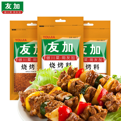 【友加】烧烤料撒料烤肉蘸料100g*3袋