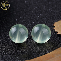 Natural non-optimized grapevine round beads tender green loose beads DIY loose beads bead bracelets half for men and women bracelet accessories