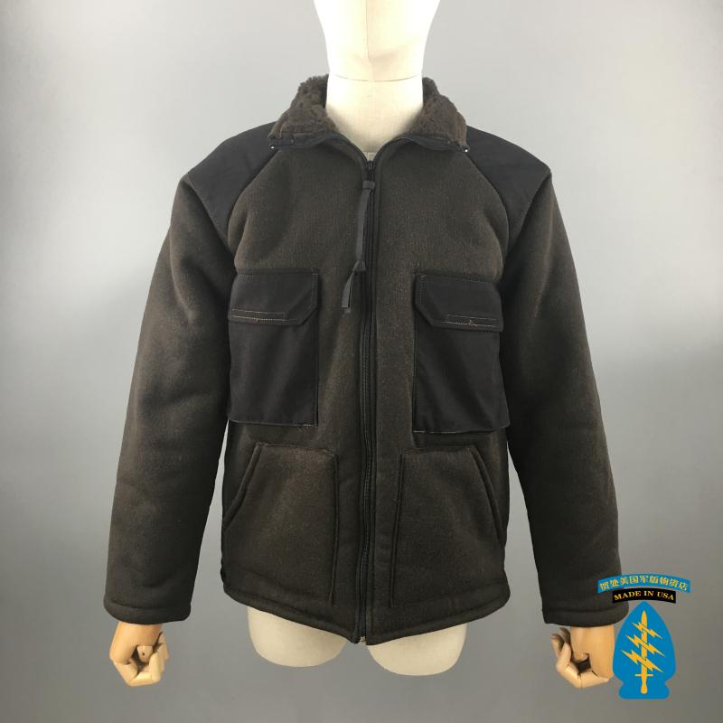ARMY Brown bear liner fleece coat American outdoor warm and cold tactical casual fleece bear coat