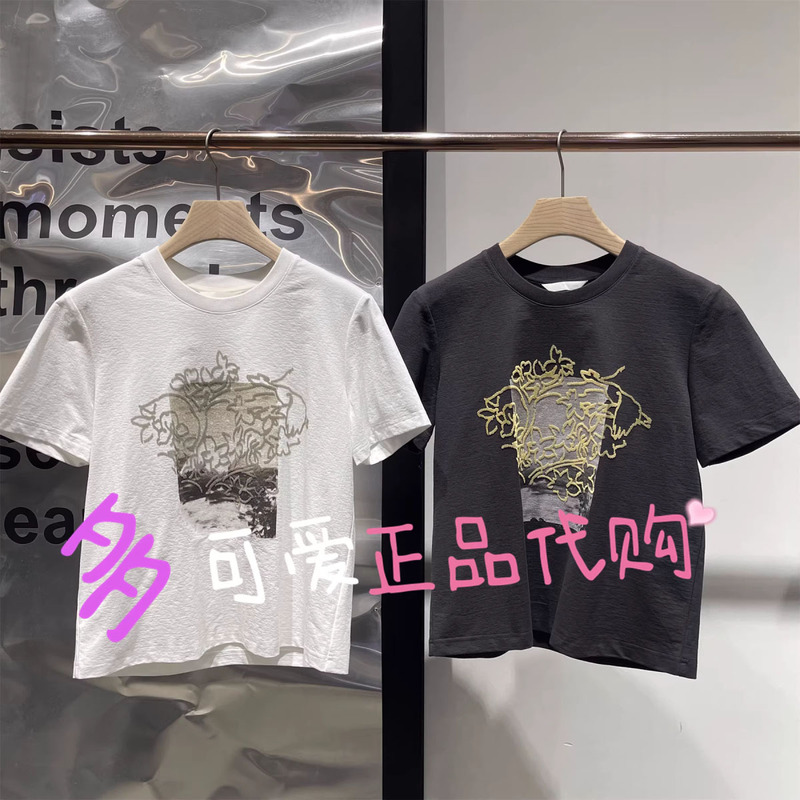T-Shirt 2026 Summer Bdt2Yd1740 New Style Relaxed Loose Round Neck Short-Sleeved Casual Top Dream Life