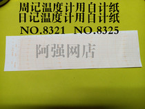Meteorological recording Paper NO:8325 Shanghai Meteorological Bureau meteorological instrument factory WJ1 weekly mark hygrometer with self-recording paper