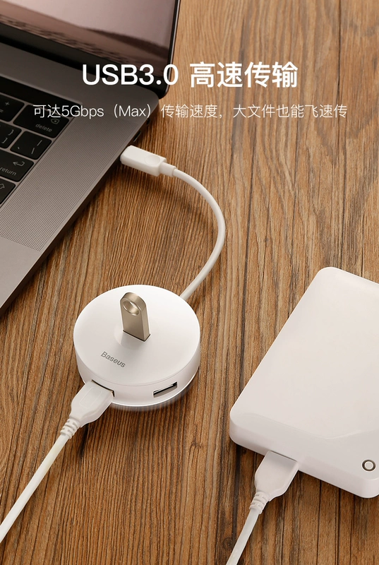 Times nghĩ usb splitter bộ chuyển đổi loại-c chuyển đổi giao diện của Apple máy tính xách tay macbook bến tàu bên ngoài docking station mở rộng 3.0 hub trì hoãn bốn phụ kiện trung tâm đa chức năng - USB Aaccessories