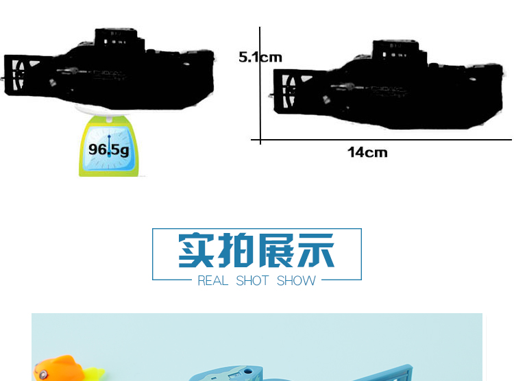 Sáng tạo-channel tàu ngầm không dây điều khiển từ xa tàu ngầm mô phỏng sạc chơi nước đồ chơi mô hình aquarium pin lithium