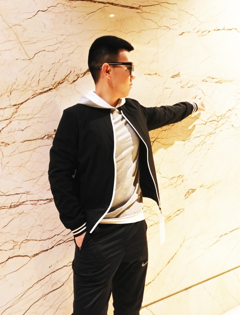 2019 Yêu anh Dong Chenghao với áo khoác nam mùa xuân mới quần áo thể thao bóng chày quần áo nam size lớn - Đồng phục bóng chày áo bomber