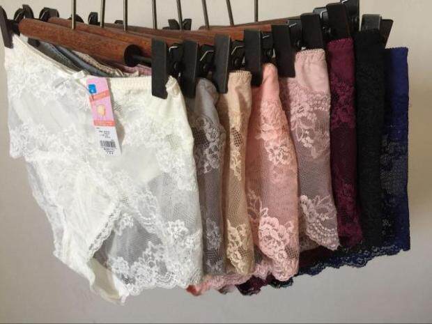 Foreign trade Grand size Modale cotton lace Pivot Sexy Triangle Briefs Waist Circumference 2 Feet 4-3 ruler 8