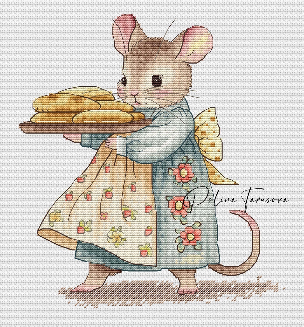 Small Mouse-Taobao with cross stitch saga format XSDs redrawing of electronic drawing source files for pie