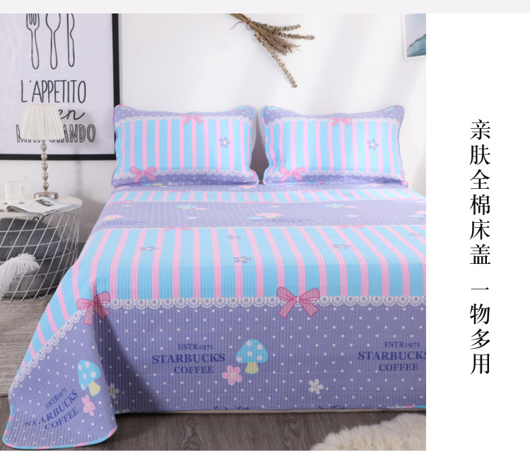 ba mảnh bông bông tấm bông bông viên treo lên bông giường mặt đang dày lên giường mùa hè - Trải giường ga giường đẹp sang trọng