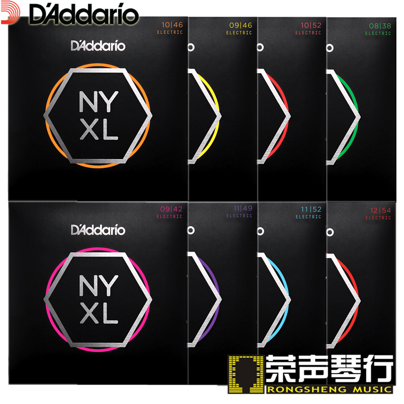 American-Made Genuine D'Addario Nyxl Electric Guitar Strings 09/10/11 Carbon Steel New Strong and Durable Material American-Made Genuine D'Addario Nyxl Electric Guitar Strings 09/10/11 Carbon Steel New Strong and Durable Material