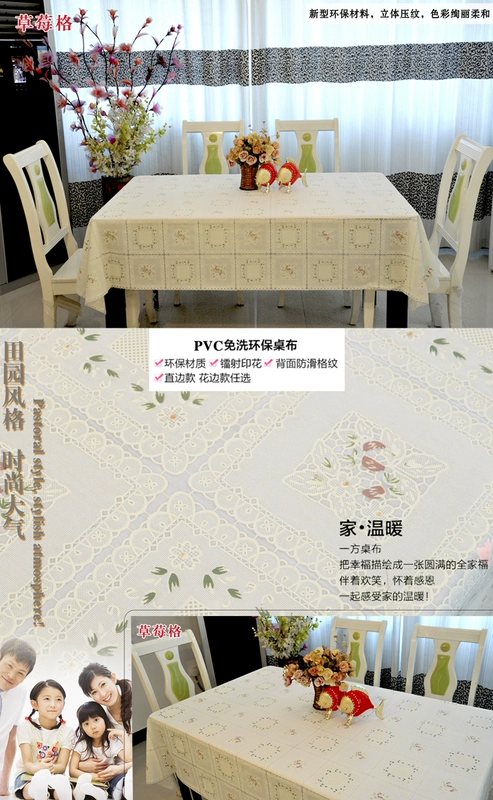 Khăn trải bàn cà phê không thấm nước khăn trải bàn