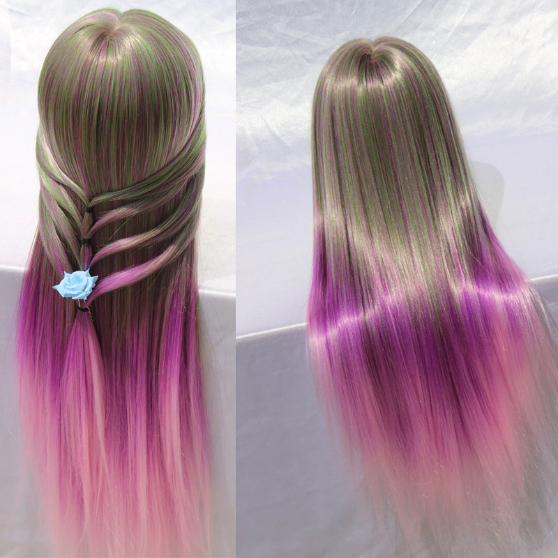 Disc Hair Color Dummy head makeup Hair Dual-use Exercises Human Head Model Wig Model Head Model Head Model