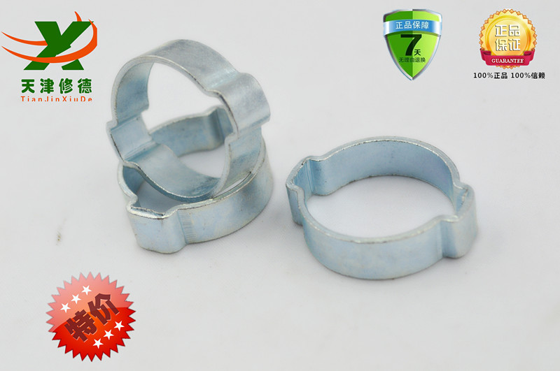 Double-ear hoop Throat hoop Double-ear infinite clamp Double-ear hoop Pipe hoop line card fixed galvanized pipe card
