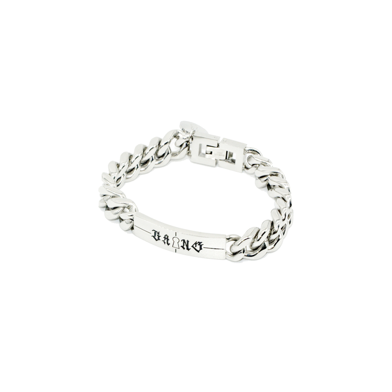 Bang Cuban Bracelet, Same Style as Liu Cong, Hip-Hop Trendy European and American Titanium Steel Couple's Unisex Accessory Chain