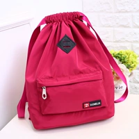 Đàn ông và phụ nữ nhẹ không thấm nước nylon ba lô gấp túi lưu trữ lớn túi dây rút túi du lịch ba lô balo đeo chéo nam