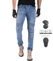 Four Seasons Motorcycle Pants Anti-Fall Jeans Rider Motorcycle Denim Racing Pants Distribution Protectors Riding Pants