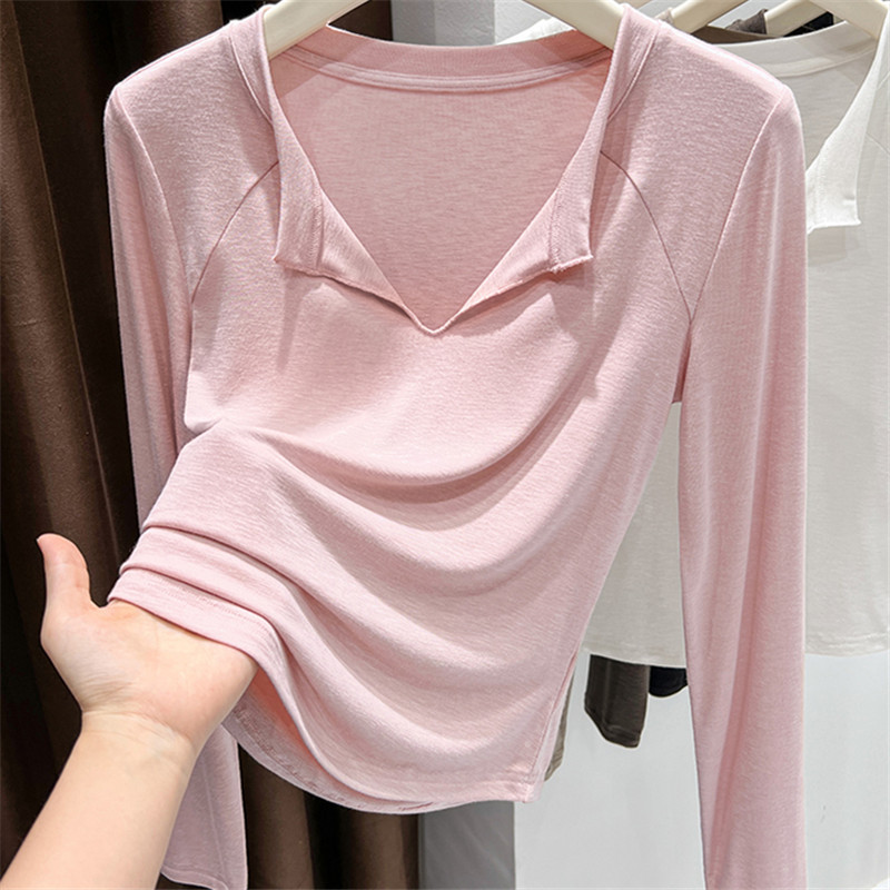 Iuiu Yogo Yoga Clothes for Women, Sports Running Fitness Clothes, Half-Open Collar Raglan Sleeves, V-Neck Slim Long-Sleeved Tops Iuiu Yogo Yoga Clothes for Women, Sports Running Fitness Clothes, Half-Open Collar Raglan Sleeves, V-Neck Slim Long-Sleeved Tops